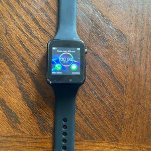 Black Waterproof Smart Watch